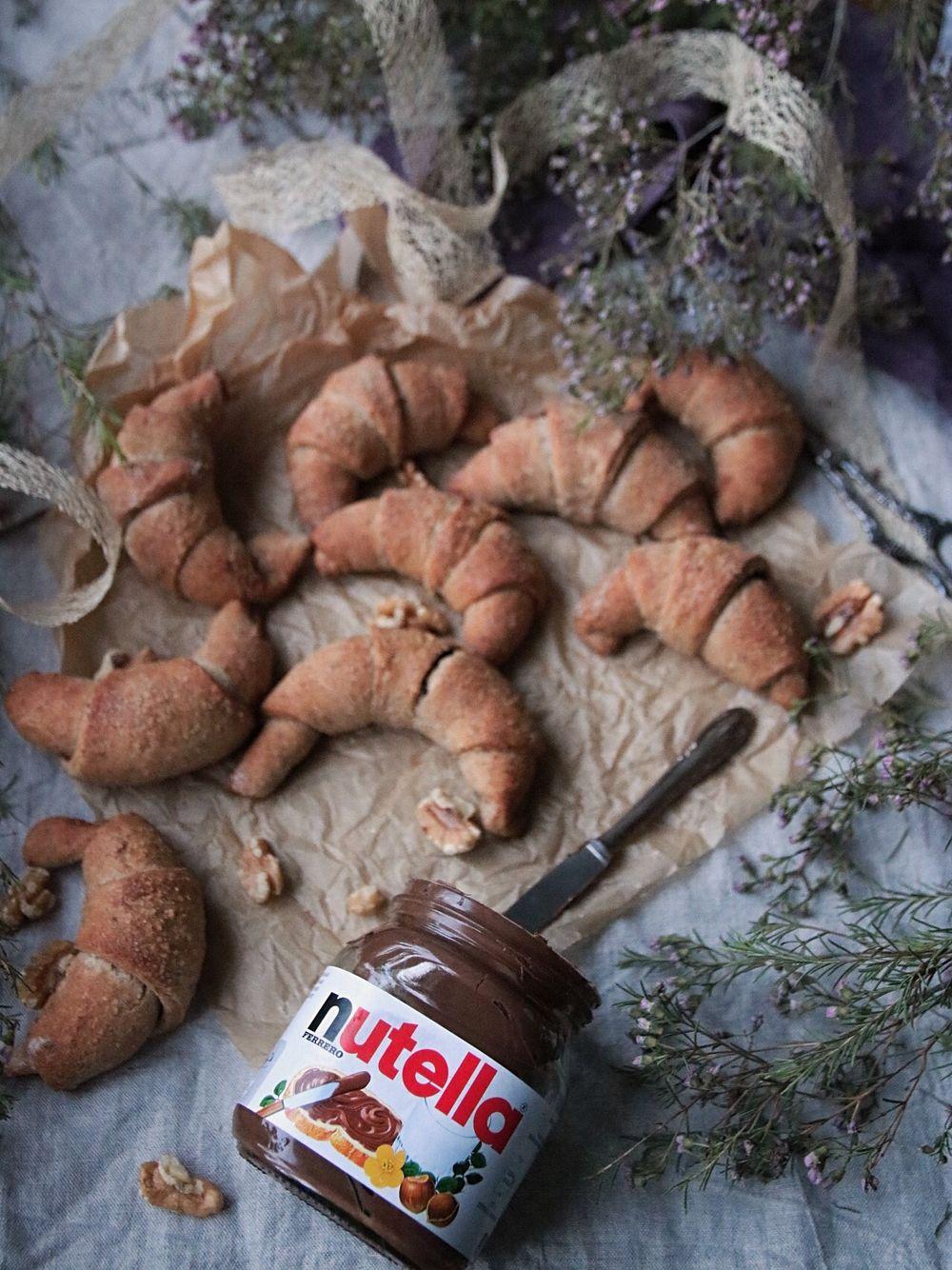 Nutellafyllda valnötsgifflar